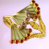 Art Nouveau prstenje
